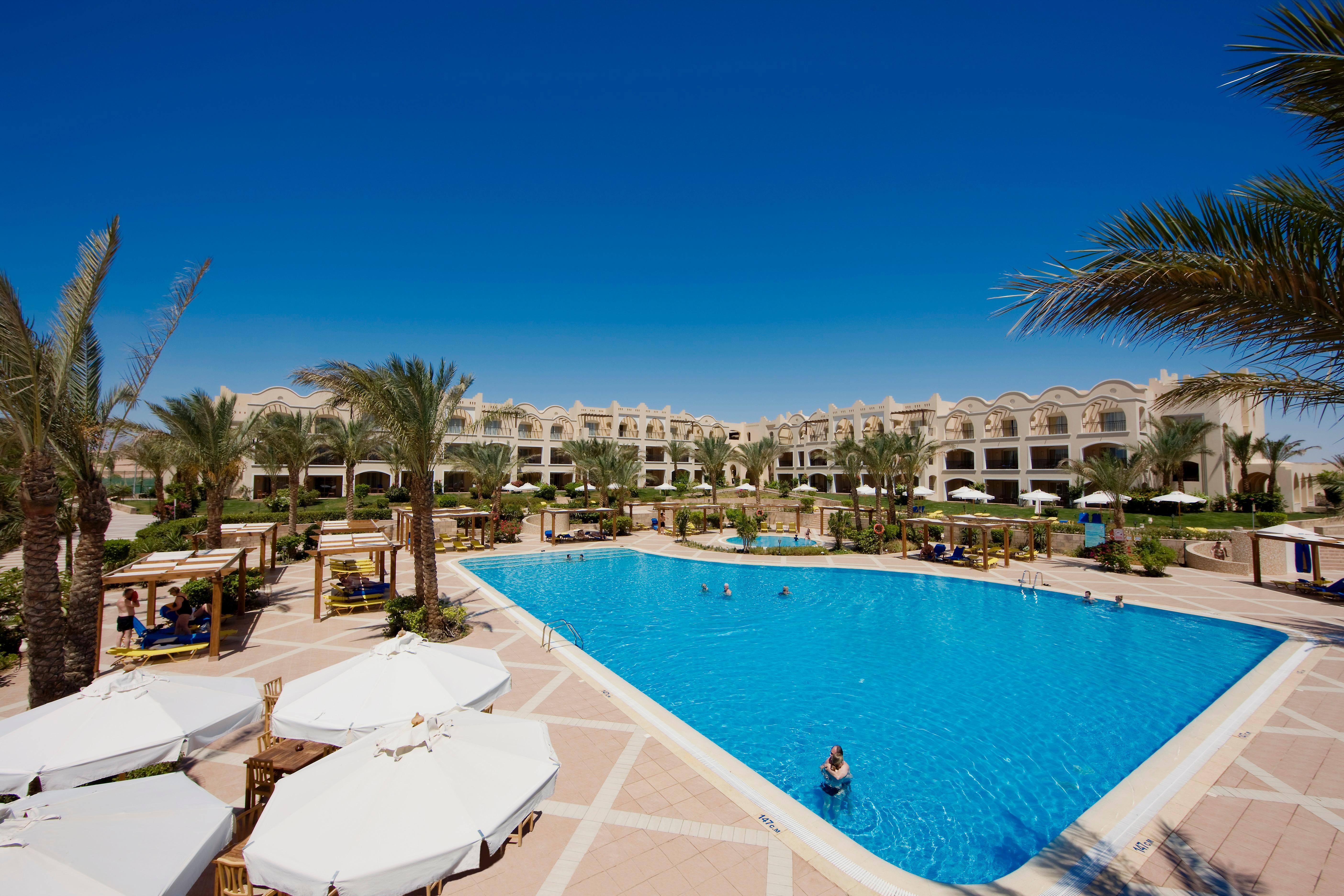 Jaz Makadi Star&Spa Hurghada Bagian luar foto